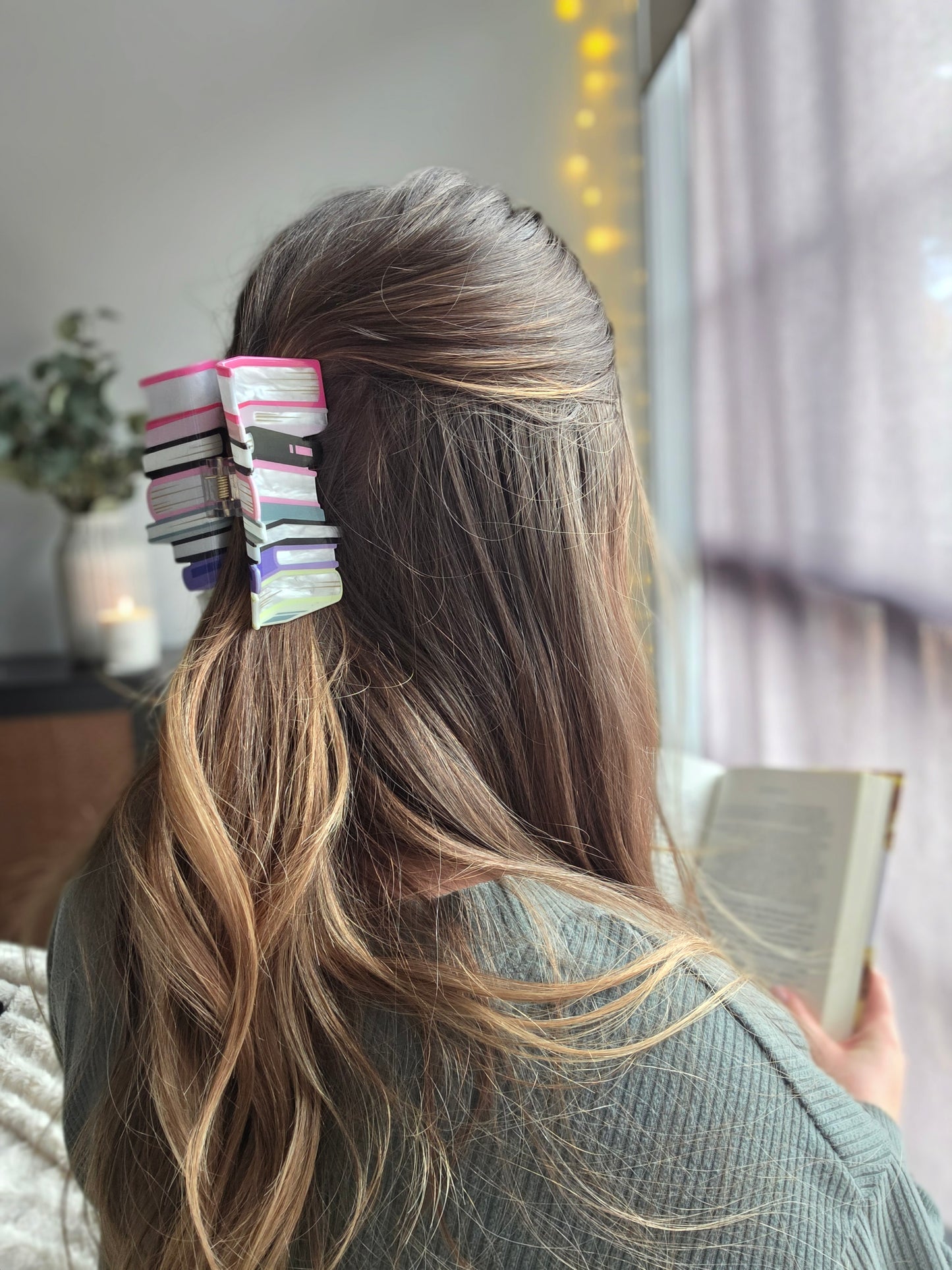 Bookish Hair Clip