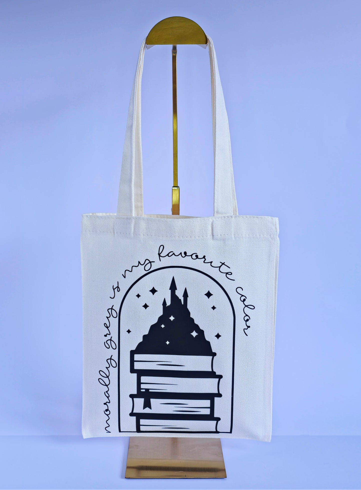 Morally Grey Book Bag - Large