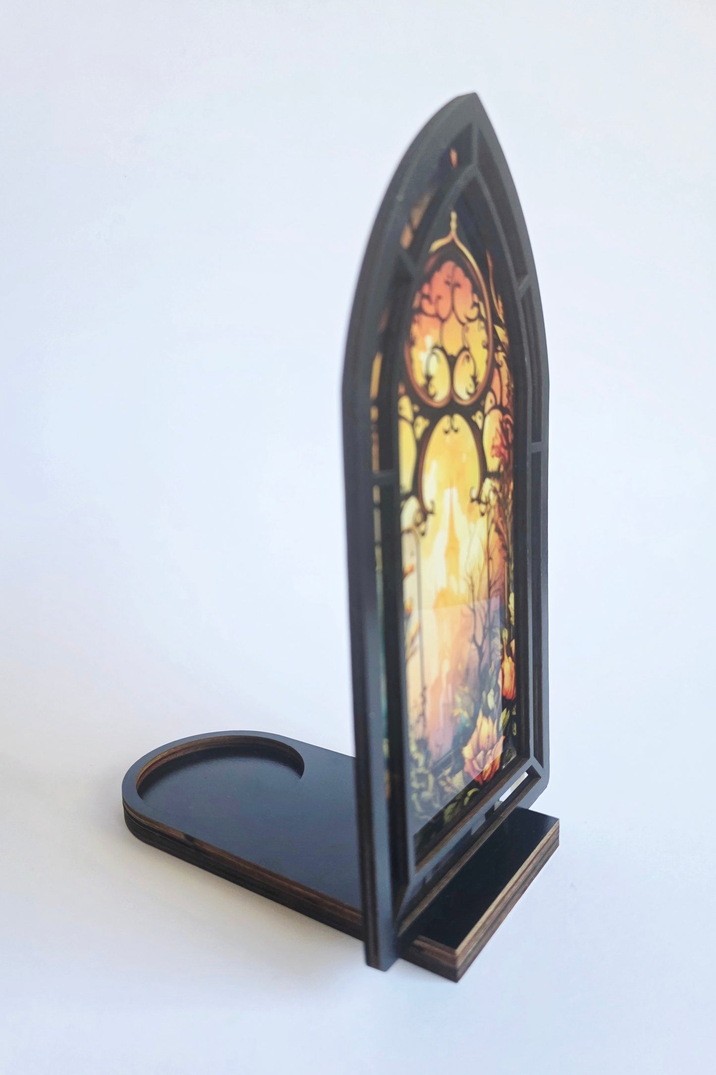 Sunset Book Nook Candle Holder