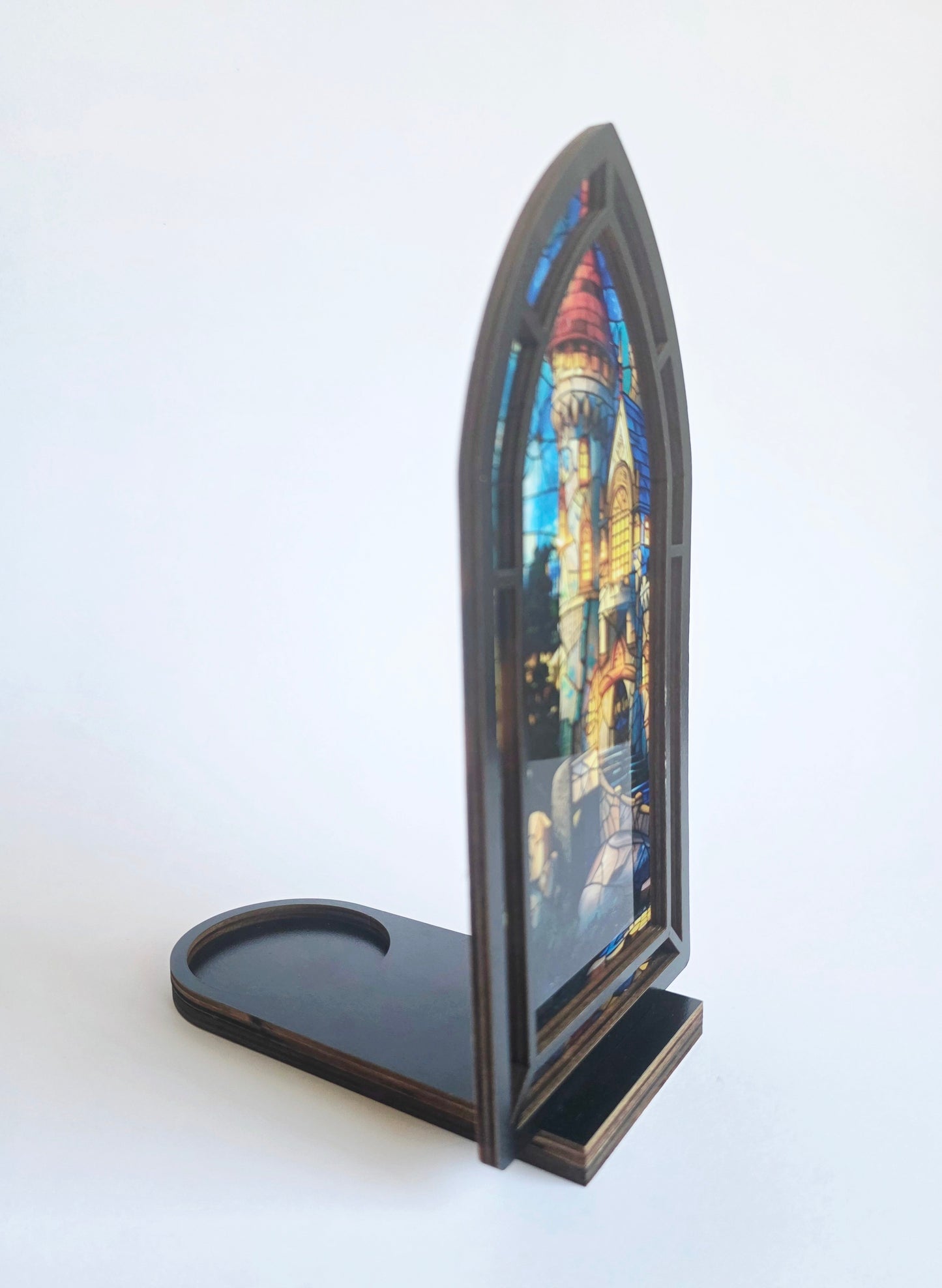 Castle Book Nook candle holder