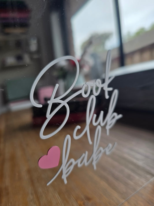 Bookclub Babe Decal