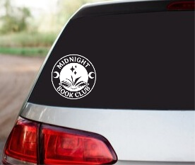 Midnight Bookclub Decal